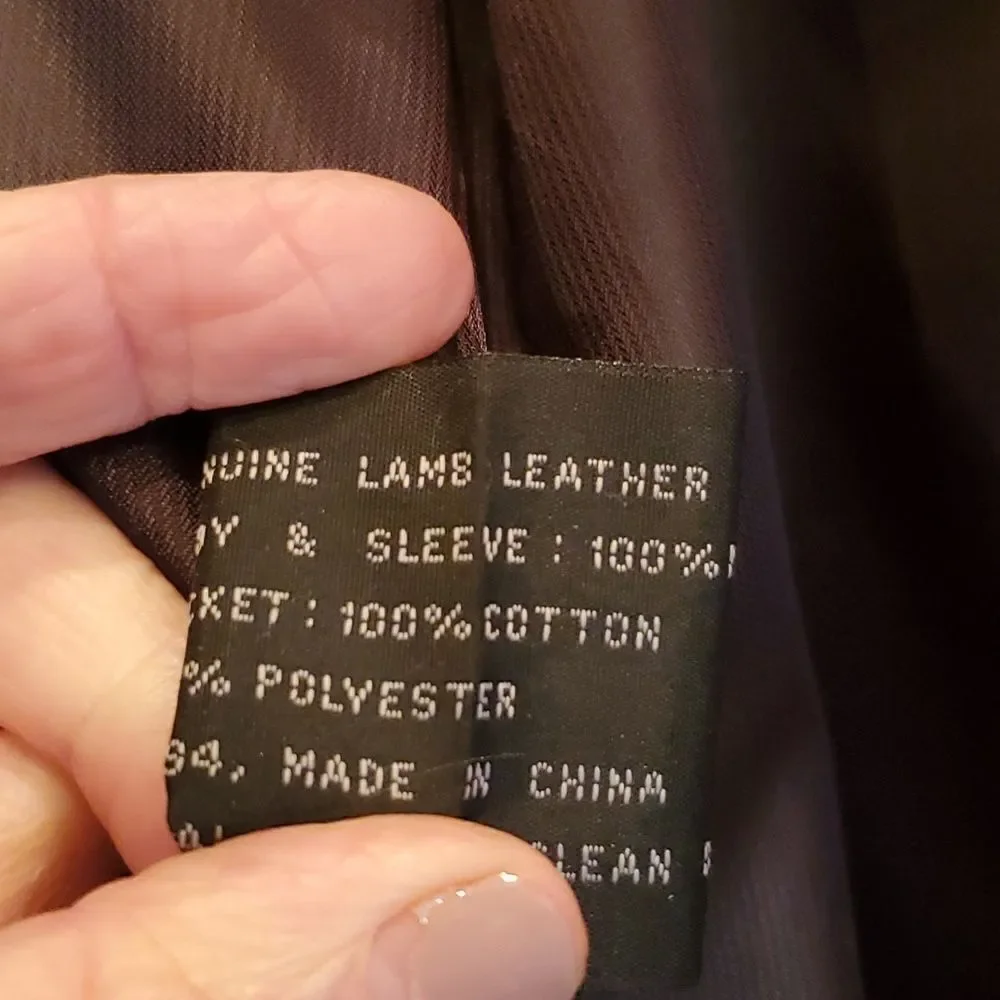 J.Park Collection Mens Leather Jacket! Size L Excellent Condition!